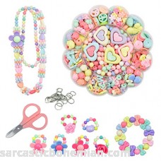 ITOY&IGAME DIY Beads Set 471 PCS Acrylic Colorful DIY Beads Jewelry Making Set Necklace and Bracelet Crafts for Kids with Scissors,Steel Ring and Box B076XW9YHJ